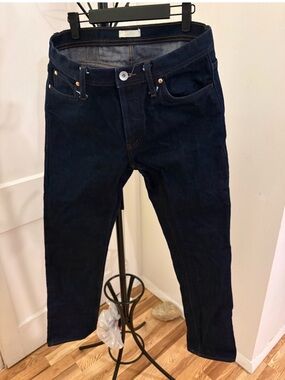 The Unbranded Brand 21oz Heavyweight Raw Selvedge Denim Size 33x32 Skinny UB121